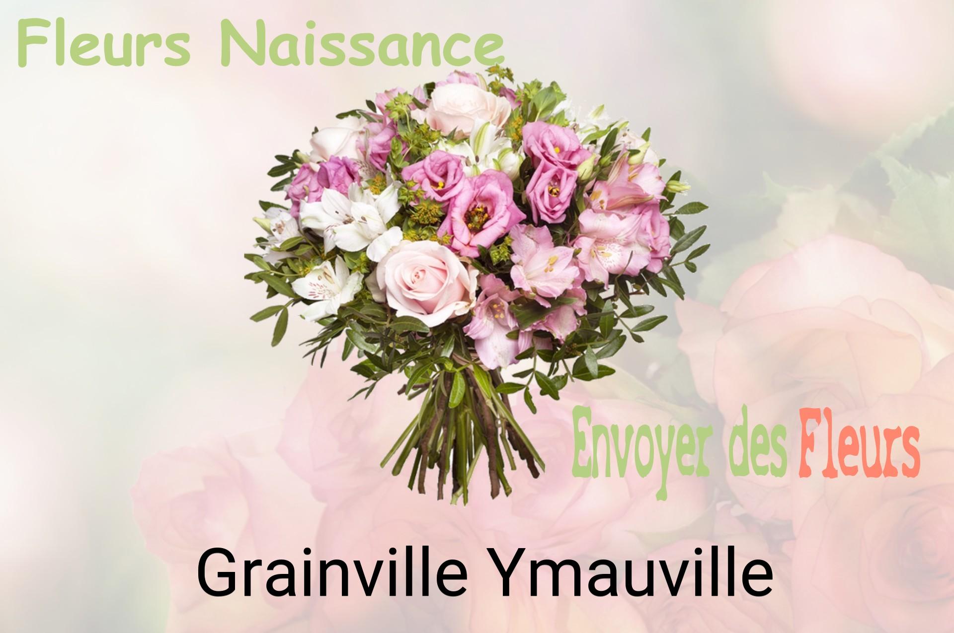Bouquet de fleurs de naissance livré à Grainville-Ymauville
